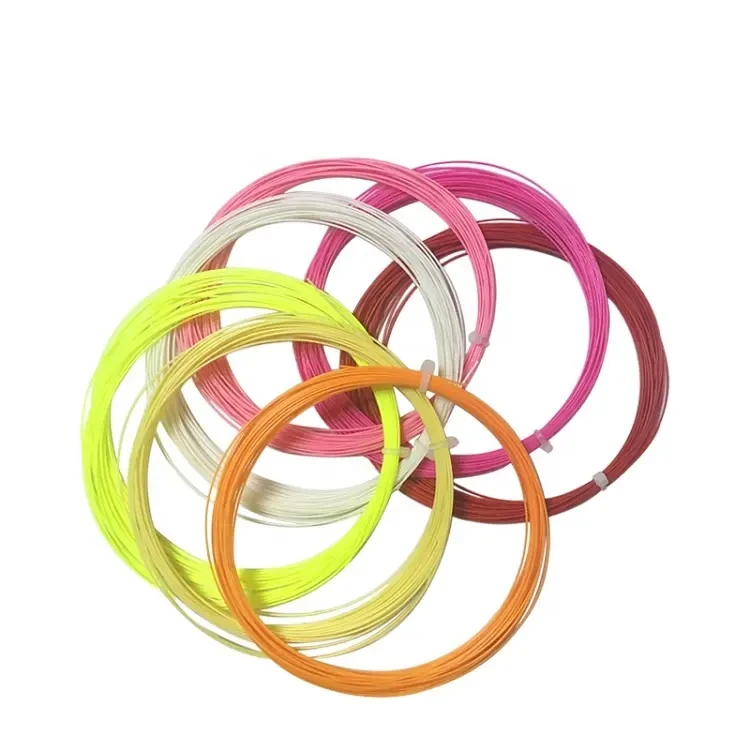 Hot Selling Factory Price Multi-color Badminton Racket String, 10m 0.68mm Hot Selling Factory Price Multi-color Badminton Racket String, 10m 0.68mm